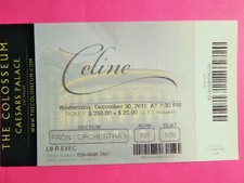 Celine dion caesars for sale  Las Vegas