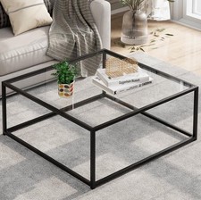 Glass coffee table for sale  TELFORD