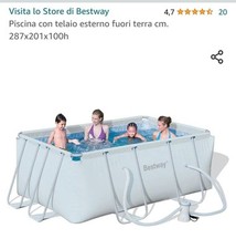 Bestway piscina fuori usato  Tribogna