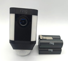 Cámara de seguridad Ring Spotlight Cam 5AT3S8 HD para exteriores conversación bidireccional 2 baterías BL segunda mano  Embacar hacia Mexico