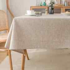 Toalha de mesa, algodão, linho, cor lisa, toalha de mesa minimalista, retangular comprar usado  Enviando para Brazil