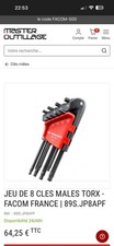 Cles torx tete d'occasion Cles torx tete d'occasion  Poitiers