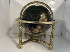 Large gemstone globe for sale  WREXHAM