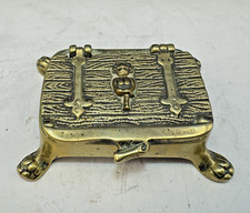 Brass stamp box for sale  CULLOMPTON