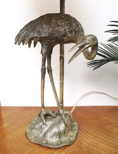 Lampe héron bronze d'occasion  Noyal-Châtillon-sur-Seiche