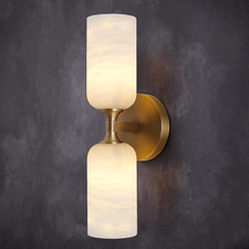 Alabaster wall sconce for sale  San Bernardino