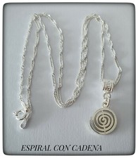 Usado, ESPIRAL CELTA PLATA DE LEY COLGANTE CADENA CELTIC SILVER SPARAL PENDANT ESPIRAL  comprar usado  Enviando para Brazil