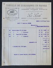 Invoice 1929 brest d'occasion  Expédié en Belgium
