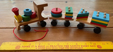 Wooden train shape for sale  Dallas