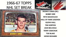 1966-67 CONJUNTO DE HÓQUEI TOPPS NHL BREAK-U PICK SINGLES-BOBBY ORR RC, L@@K!!, usado comprar usado  Enviando para Brazil
