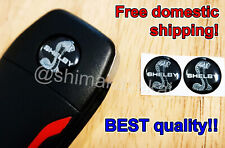 Usado, 2x LOGOTIPO Ford Mustang SVT Shelby Cobra chave preta emblema FOB, adesivo de resina 14mm comprar usado  Enviando para Brazil