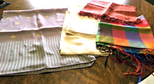 Vtg.silk scarves asst.colors for sale  Belmont
