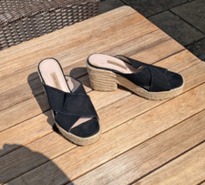 Zara mules block for sale  READING