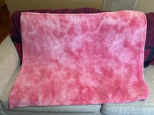 Cobertor rosa de pelúcia infantil Tie Dye. Super macio! Tamanho 40x50. Novo! comprar usado  Enviando para Brazil