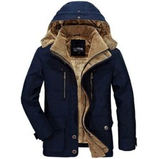 Casaco masculino 2023 inverno novo lã quente à prova de vento Parkas outono parkas comprar usado  Enviando para Brazil