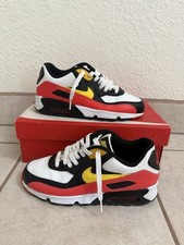 NIKE AIR MAX 90 LTR COURO BRANCO-AMARELO-PRETO TAMANHO 7Y-FEMININO COM CAIXA NÃO ORIGINAL comprar usado  Enviando para Brazil