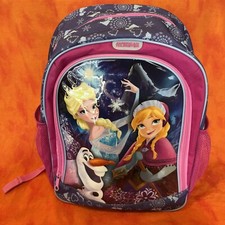 Mochila Disney Brand FROZEN mochila American Tourister Anna Elsa roxa azul comprar usado  Enviando para Brazil