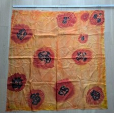 Seidentuch handbemalt 86x86 gebraucht kaufen  Korntal-Münchingen