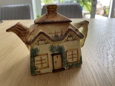 Thatched cottage teapot for sale  DROITWICH