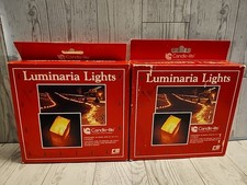 Lote de 2 luzes de luminária Candle-Lite usadas, bolsas com velas para uso externo comprar usado Lote de 2 luzes de luminária Candle-Lite usadas, bolsas com velas para uso externo comprar usado  Enviando para Brazil
