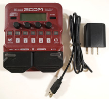 Usado, Pedal processador Zoom B1 quatro zoom efeitos múltiplos com cabo de alimentação USB - Funciona comprar usado  Enviando para Brazil