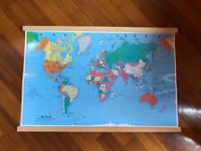 Cartina mappamondo quadro usato  Monza