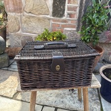 Picnic hamper leather for sale  DERBY