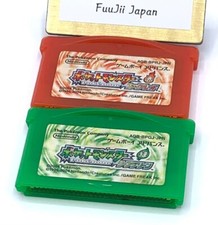 Pokemon Fire conjunto vermelho e verde folha japonês GameBoy Advance autêntico GBA testado comprar usado  Enviando para Brazil