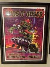 Pôster de concerto Guns N Roses 2017 Montreal comprar usado Pôster de concerto Guns N Roses 2017 Montreal comprar usado  Enviando para Brazil