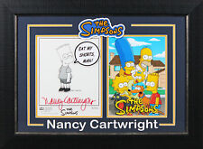 Foto emoldurada assinada por Nancy Cartwright Os Simpsons 8x10 Bart Simpson 8x10 BAS LOA comprar usado  Enviando para Brazil