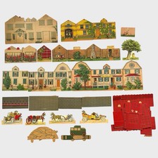 Toy village cardboard for sale  Meriden