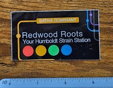 Adesivo Sativa Redwood Roots Your Humboldt Strain Station California Weed comprar usado  Enviando para Brazil