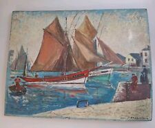 Peinture huile panneau d'occasion  Fayence