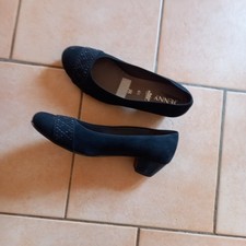 Wildlederpumps schwarz . gebraucht kaufen  Börrstadt