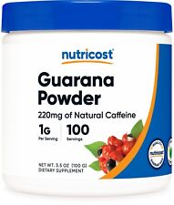 Guaraná em pó Nutricost 100 gramas - Sem glúten e não transgênico, usado comprar usado  Enviando para Brazil