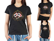 Damen pokerkarten shirt gebraucht kaufen  Fürstenstein
