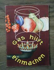 Gas hilft einmachen gebraucht kaufen Gas hilft einmachen gebraucht kaufen  Zittau