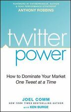 Twitter Power: How to Dominate Your Market One Tweet at a Time , Comm, Joel comprar usado  Enviando para Brazil