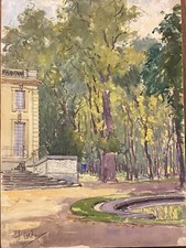 Corda Henri (1871-1950) & Aquarelle & Peinture & Trianon & Paris & 1934, usado comprar usado  Enviando para Brazil