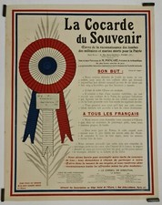 Cocarde souvenir 1915 d'occasion  Paris XII