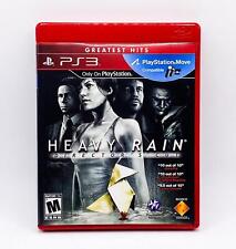 Novo em folha lacrado de fábrica Heavy Rain Director's Cut PS3 EUA videogame de varejo comprar usado Novo em folha lacrado de fábrica Heavy Rain Director's Cut PS3 EUA videogame de varejo comprar usado  Enviando para Brazil