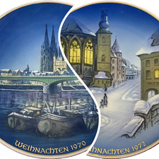 Rosenthal weihnachten plates for sale  Galena