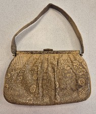 Eidechsenhaut handtasche vinta gebraucht kaufen  Niederstetten