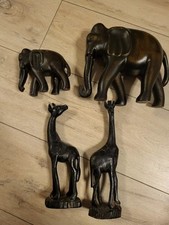 Holzfiguren elefanten giraffen gebraucht kaufen  Wuppertal