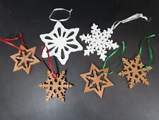 Wooden snowflakes christmas for sale  West Bend