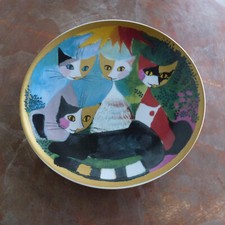 Porzellan wandteller katzen gebraucht kaufen  Stuttgart