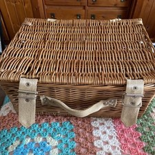 Wicker picnic hamper for sale  ROCHESTER