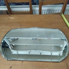Vintage bezelled mirror for sale  STOCKPORT
