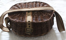 Vintage wicker fishing for sale  BATH