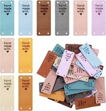 Leather labels hand for sale  DEWSBURY